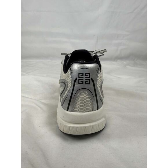 Givenchy Nfnty-52 White Gold Leather Logo Sneakers Men US 10 SPB-TS 366119 main image 9